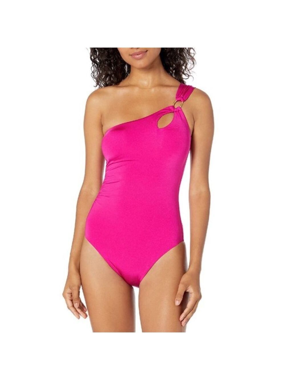 TRINA TURK Getaway Solid One Piece Swimsuit